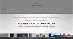 Desktop Screenshot of funerarianuevotanatorio.com